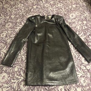 Silver H&M mini dress